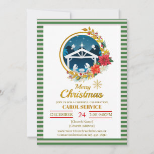 Invitation à la célébration de Noël de l'église de