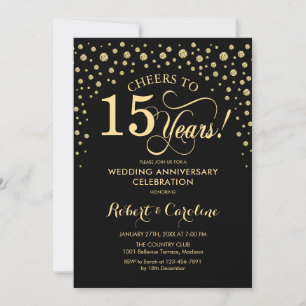 Invitation à la célébration du 15e anniversaire de