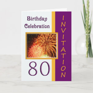 Invitation à la célébration du 80e anniversaire -