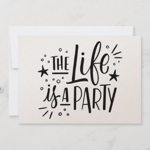 Invitation à la célébration "La vie est une fête"