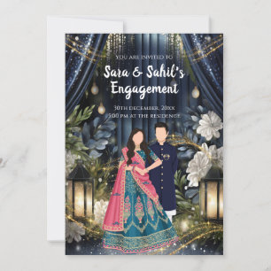 Invitation à la cérémonie de la bague d'engagement