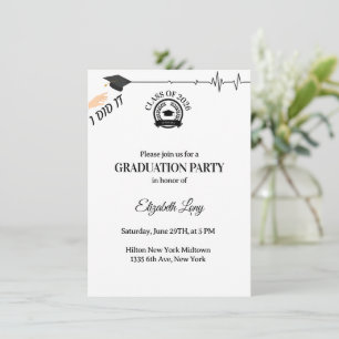 Invitation à la Cérémonie de Remise des Diplômes d