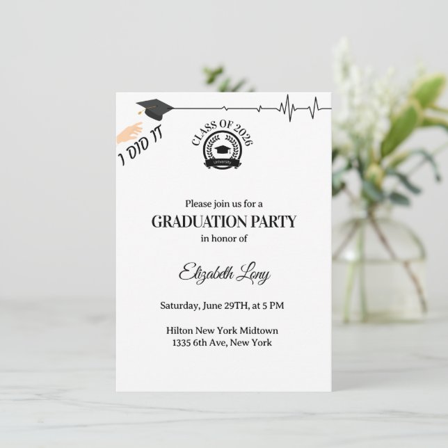 Invitation à la Cérémonie de Remise des Diplômes d (Debout devant)