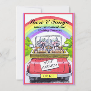 Invitation à la cérémonie des Mariages de Gay Lasb