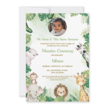 Invitation à la cérémonie indienne de Mundan, Invi