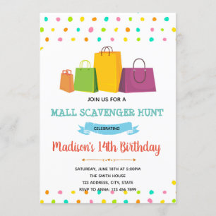 Invitation à la chasse au trésor dans les centres