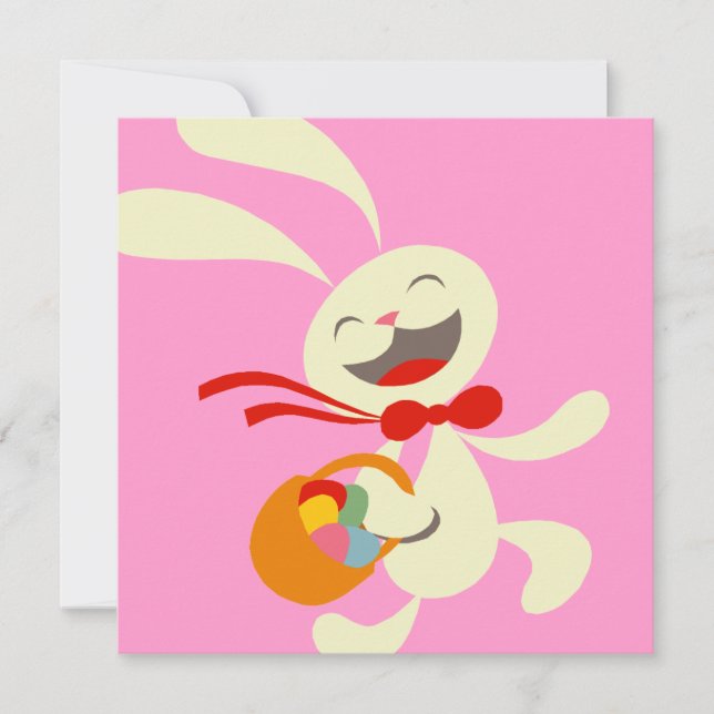 Invitation à la chasse aux oeufs de Pâques (Devant)