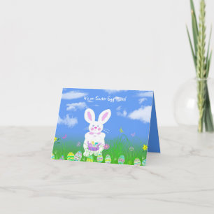 Invitation à la chasse aux oeufs de Pâques