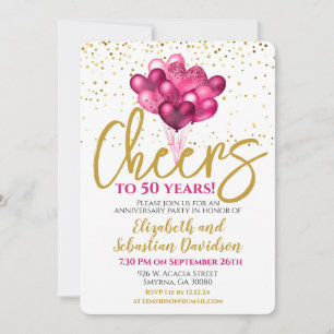 Invitation À la cinquantaine, 50 ans