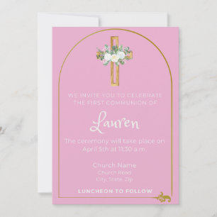 Invitation à la communion de fille