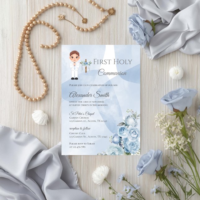 Invitation à la communion du premier Saint Garçon (Créateur téléchargé)