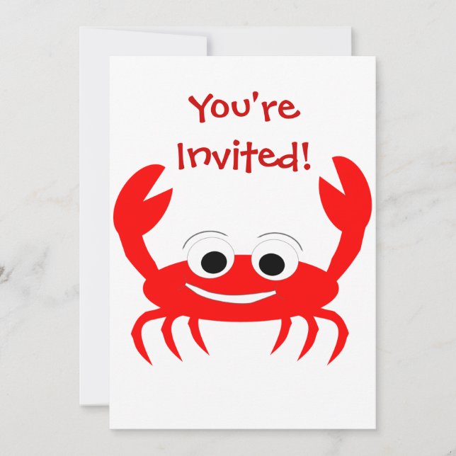 Invitation À La Conception De Crabes Pour Toute Oc (Devant)