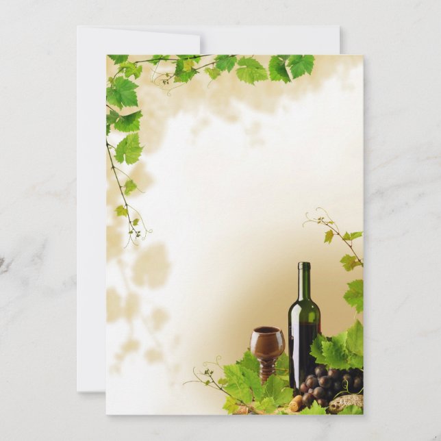 Invitation à la conception de vins (Devant)