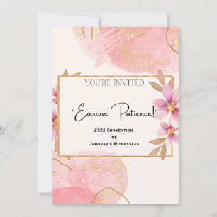 Invitation à la convention "Exercise Patience" 202