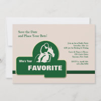 Invitation à la course de chevaux préférée