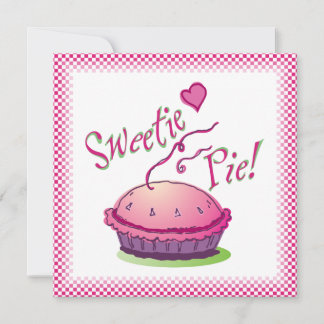 Invitation à la cuisson de tarte Sweetie Pie