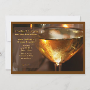 invitation à la dégustation de vin