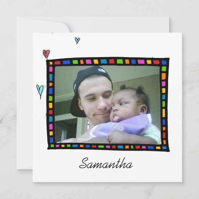 invitation à la douche d'adoption (Devant)