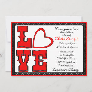 Invitation à la douche d'amour