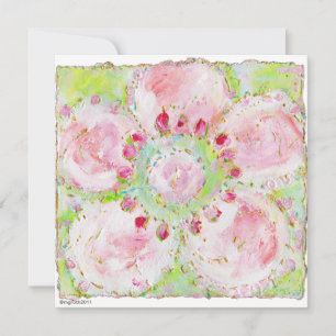 invitation à la douche "le printemps"