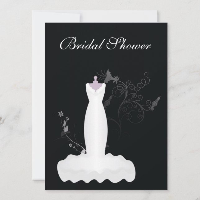 Invitation à la douche nuptiale (Devant)