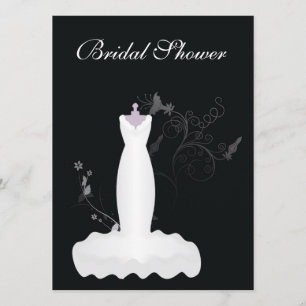 Invitation à la douche nuptiale