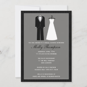 Invitation à la douche nuptiale