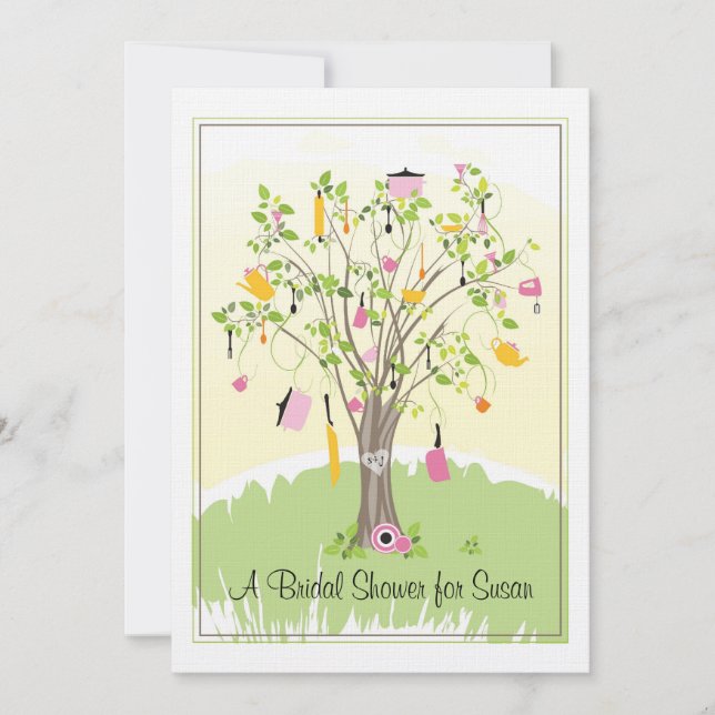 Invitation à la douche nuptiale (Devant)