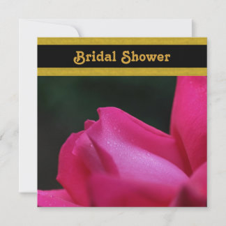 Invitation à la douche nuptiale à fleurs de Red Ro