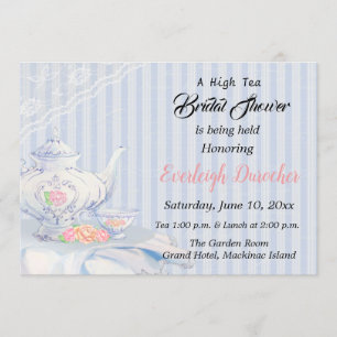 Invitation à la douche nuptiale à haute teneur en