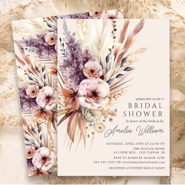 Invitation à la douche nuptiale Blossom Bliss (Créateur téléchargé)