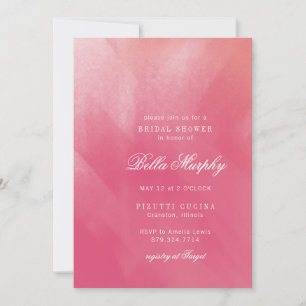 Invitation à la douche nuptiale Bright Boho Ombre