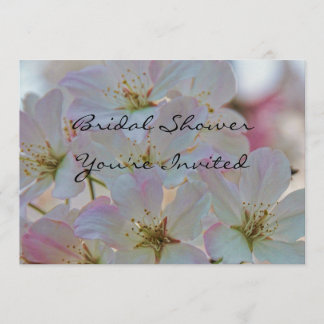 Invitation à la douche nuptiale Cherry Blossom