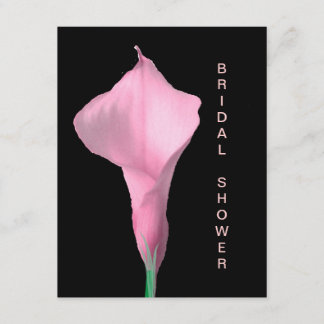Invitation à la douche nuptiale de Calla Lily