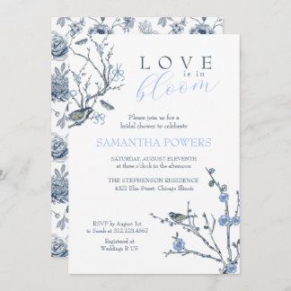 Invitation à la douche nuptiale de la Chinoiserie