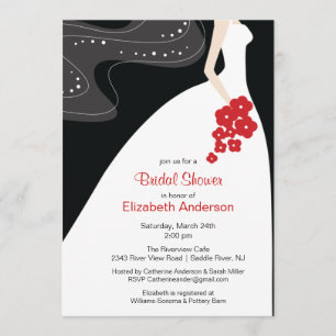 Invitation à la douche nuptiale de la mariée graci