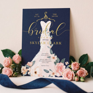 Invitation à la douche nuptiale de la Marine des M
