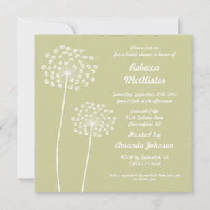 Invitation à la douche nuptiale de la reine Anne