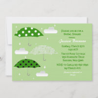 Invitation à la douche nuptiale de la Saint Patric