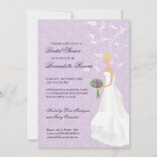 Invitation à la douche nuptiale de l'Aisle