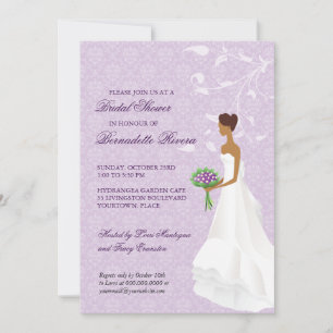 Invitation à la douche nuptiale de l'Aisle