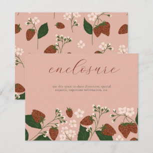 Invitation à la douche nuptiale des fraises d'été