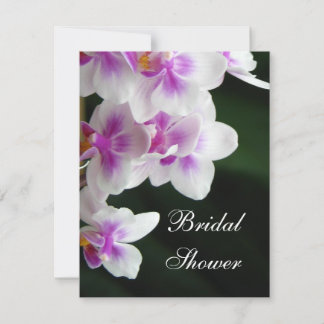 Invitation à la douche nuptiale des orchidées