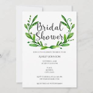 Invitation à la douche nuptiale d'été. Fête du jar
