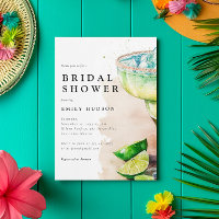 Invitation à la douche nuptiale Fiesta Tequila
