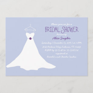Invitation à la douche nuptiale (Lavande&Purple)