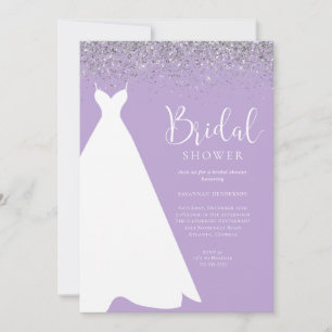 Invitation à la douche nuptiale Parties scintillan