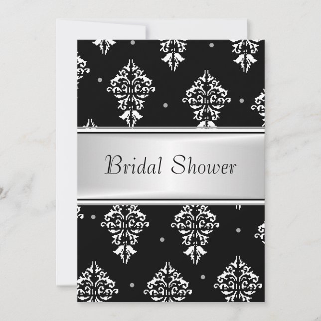 Invitation à la douche nuptiale personnalisable (Devant)