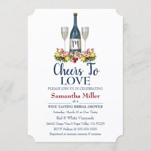 Invitation À La Douche Nuptiale Vin Ou Vin
