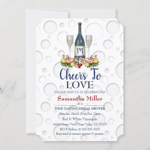 Invitation À La Douche Nuptiale Vin Ou Vin